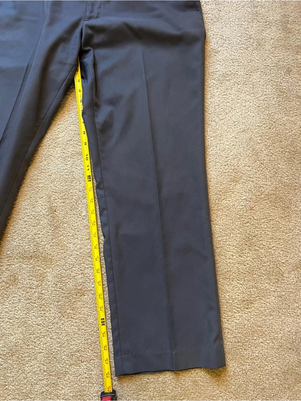 Walter Hagen Men's Size 36x30 Dark Slate Grey Flat Front Golf Pants - Picture 7 of 8